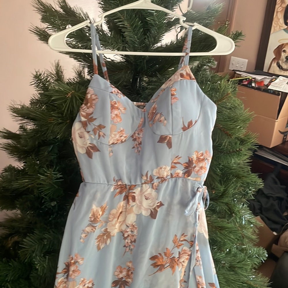 High low flowy dress